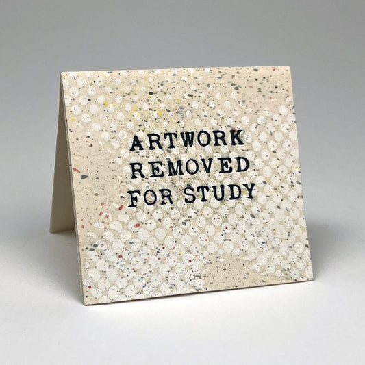 Artwork Removed For Study