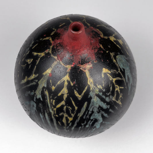 RAKU | Glaze Pattern Bottle - Published Artwork!
