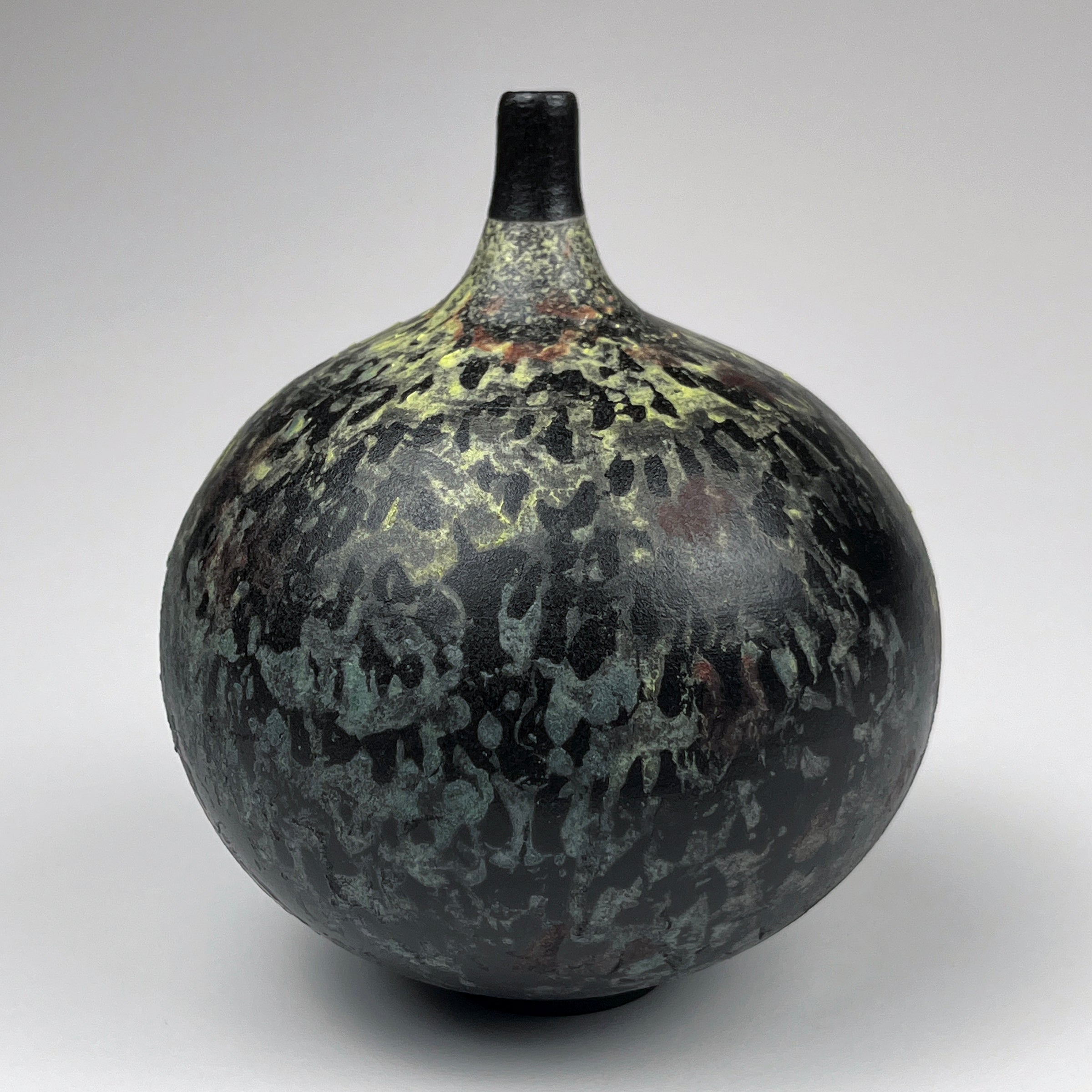 RAKU | Glaze Pattern Bottle – Frank James Fisher