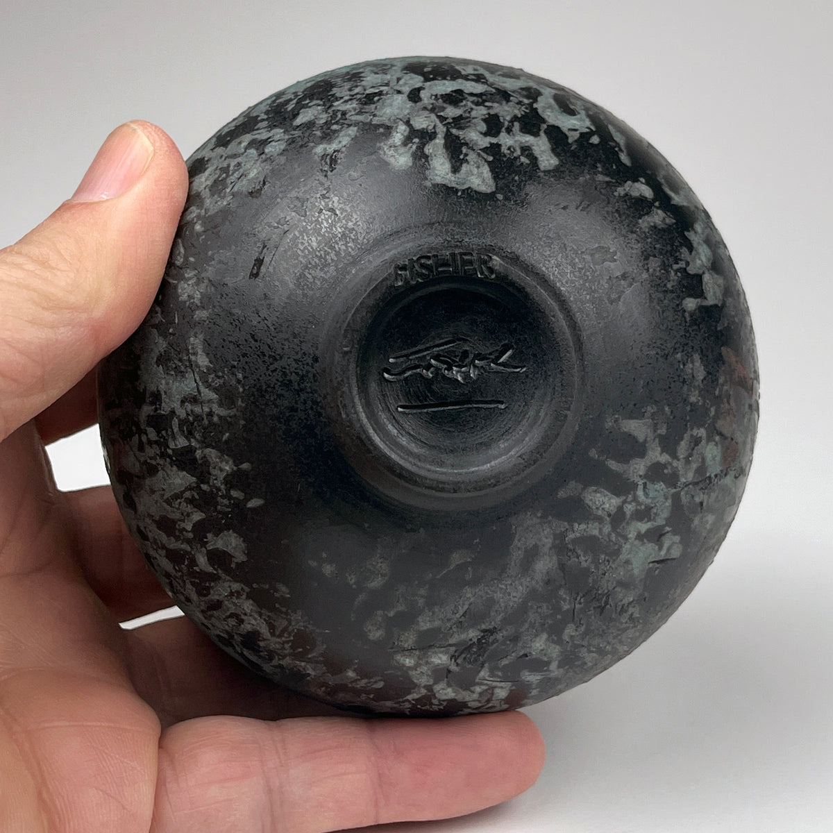 James Raku Raku RAKU | Glaze Pattern Bottle – Frank James Fisher