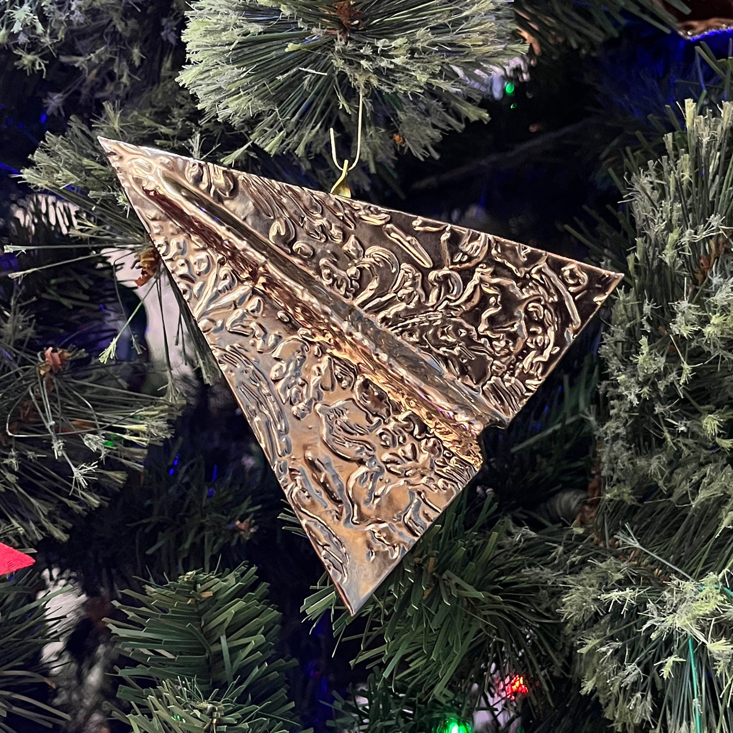 Christmas Ornament | Gold Embossed Foil 01