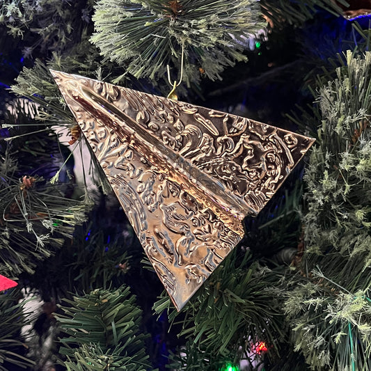 Christmas Ornament | Gold Embossed Foil 01
