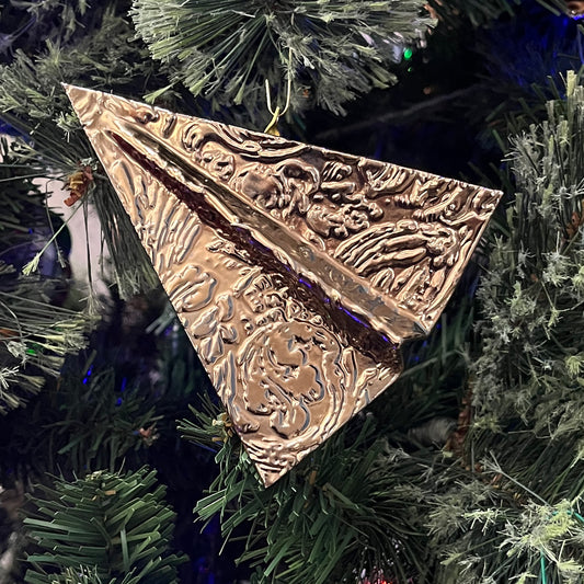 Christmas Ornament | Gold Embossed Foil 02