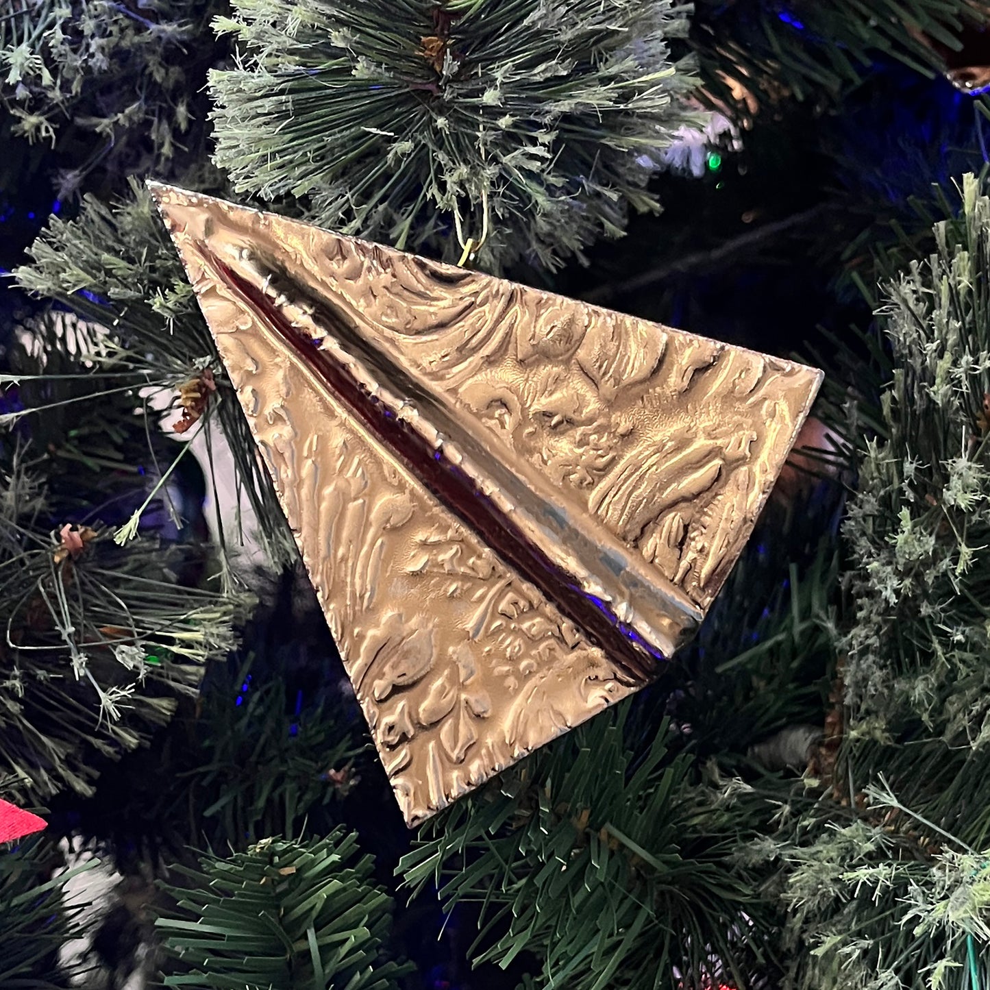 Christmas Ornament | Gold Embossed Foil 03