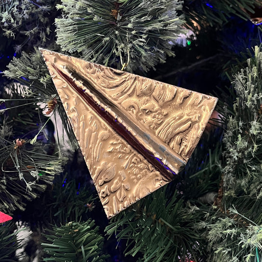 Christmas Ornament | Gold Embossed Foil 03