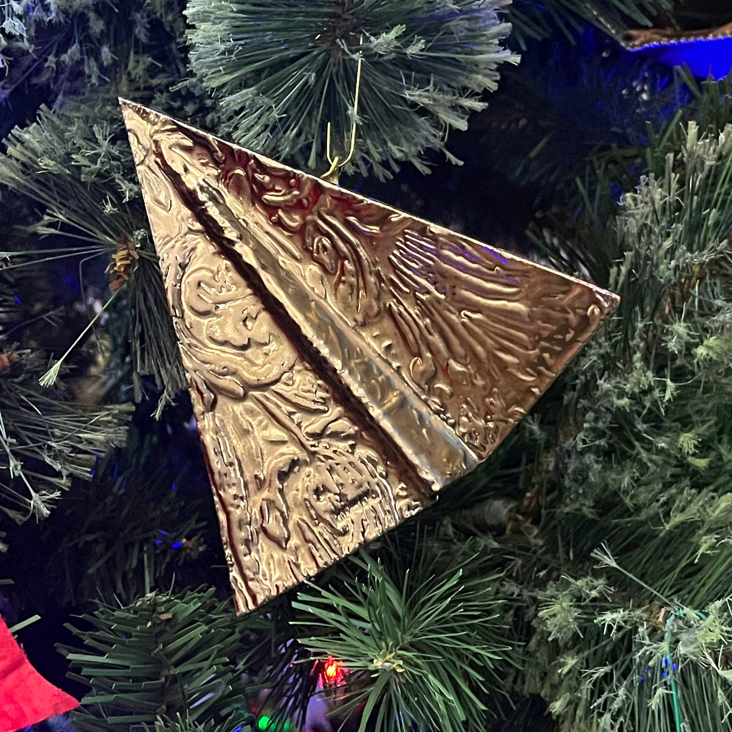 Christmas Ornament | Gold Embossed Foil 08